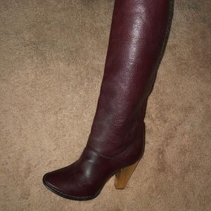 Ox blood dolce and gabbana boots